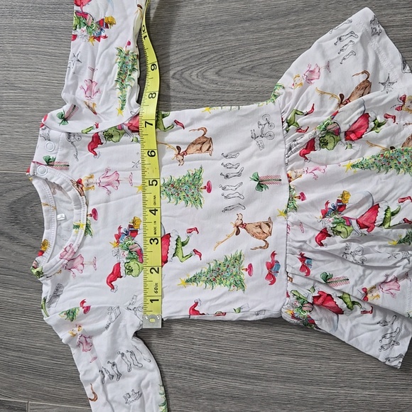 Posh Peanut Dr. Seuss Grinch Who-Ville Twirl Dress 3-6 months - Picture 3 of 7